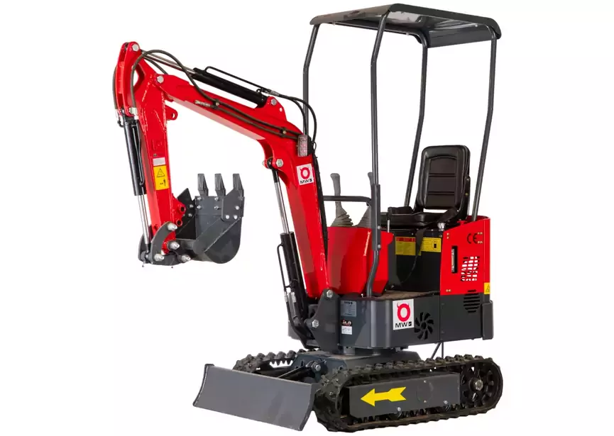 Mini-pelle 1 tonne moteur Koop 7 kW 1 cylindre MW Tools - Image 5
