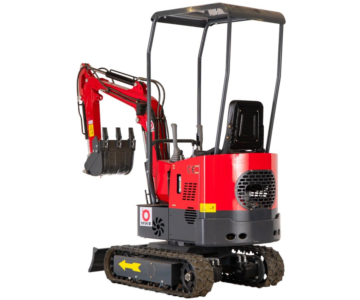 Mini-pelle 1 tonne moteur Koop 7 kW 1 cylindre MW Tools - Image 7