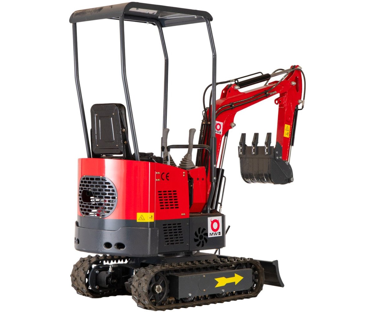 Mini-pelle 1 tonne moteur Koop 7 kW 1 cylindre MW Tools - Image 8