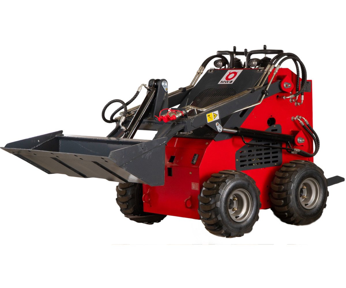 Mini chargeur sur roues moteur essence 23ch - 16 kW - 1000 kg - Capacité de levage 300 kg - Avec godet MW Tools - Image 6