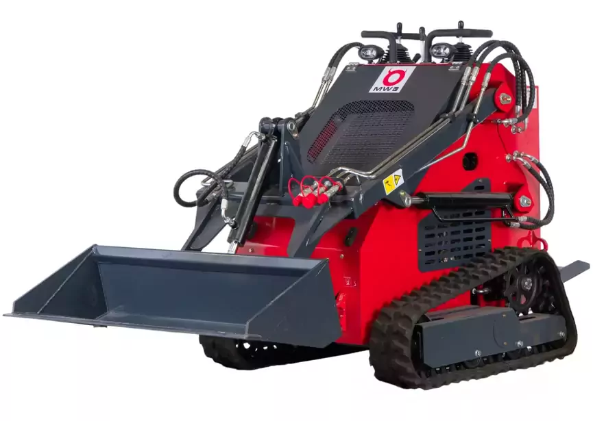 Mini chargeur sur chenilles moteur essence 23ch - 16 kW - 1000 kg - Capacité de levage 300 kg - Avec godet MW Tools - Image 4