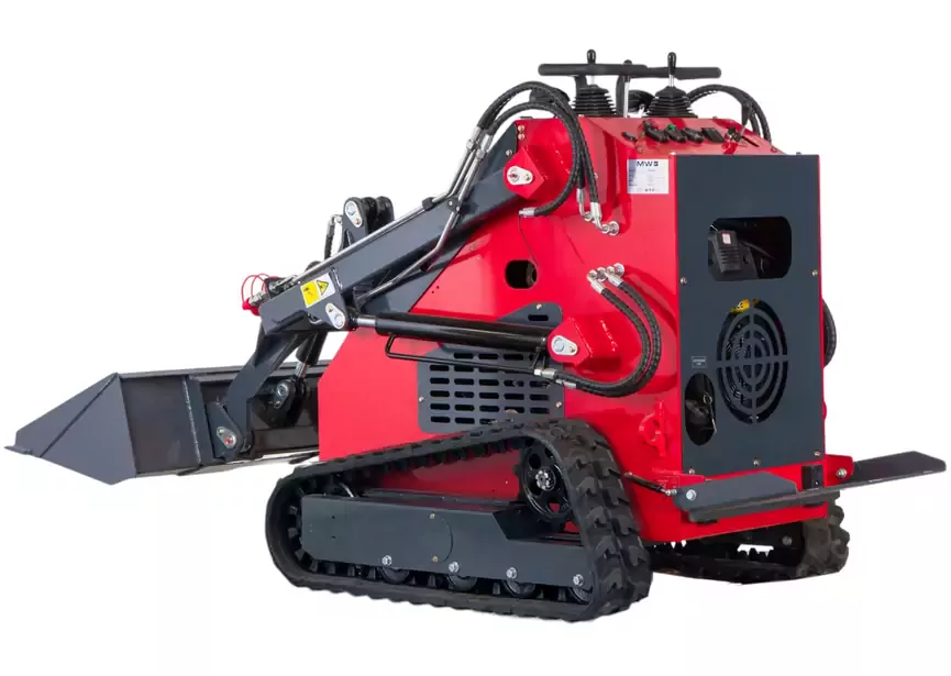 Mini chargeur sur chenilles moteur essence 23ch - 16 kW - 1000 kg - Capacité de levage 300 kg - Avec godet MW Tools - Image 5