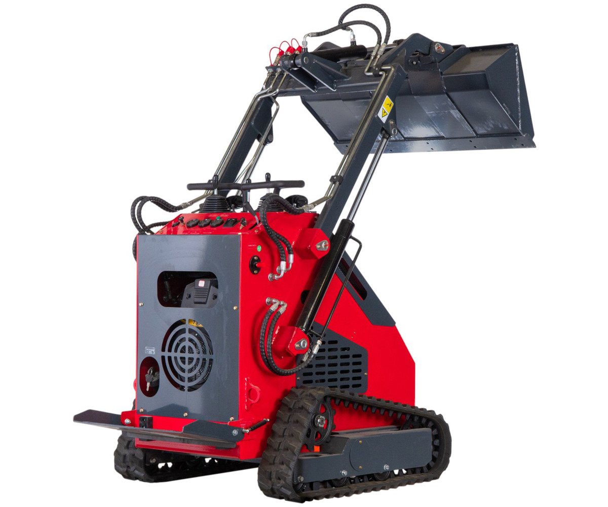 Mini chargeur sur chenilles moteur essence 23ch - 16 kW - 1000 kg - Capacité de levage 300 kg - Avec godet MW Tools - Image 8