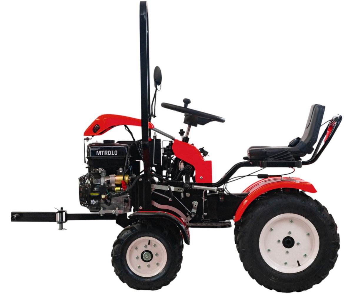 Mini tracteur 4x4 moteur essence 10,9 ch démarrage électrique MW Tools