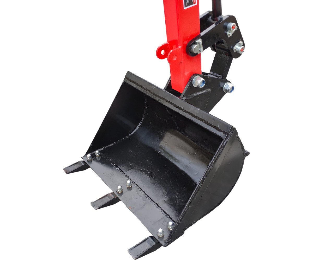 Godet de terrassement 600 mm – 3 dents pour mini-pelles ATV MW Tools