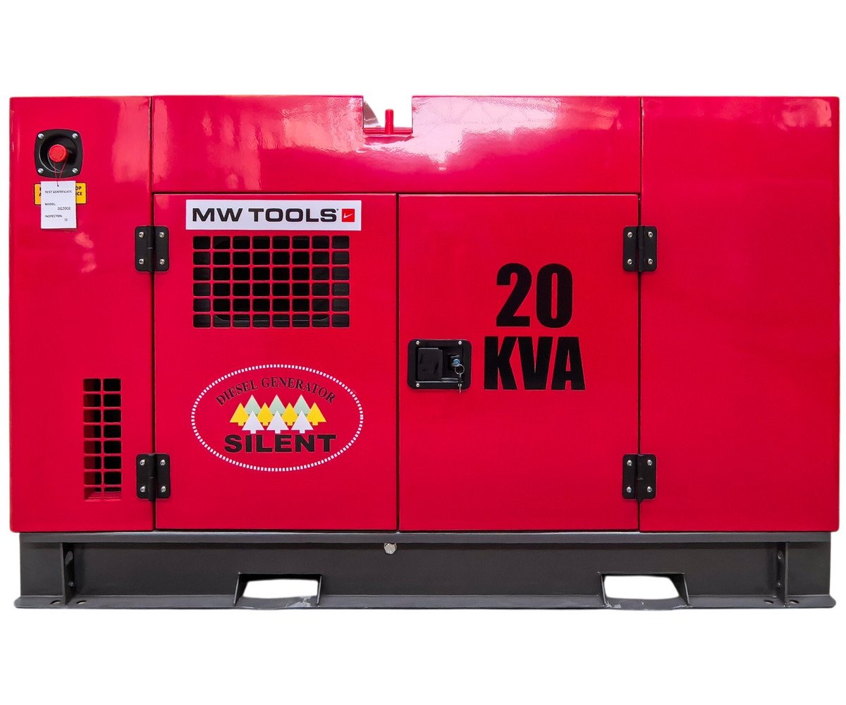 Groupe électrogène diesel 22 kVA 3x400V – 230V – Refroidi par eau - Avec régulateur AVR - Connecteur pour ATS MW Tools - Image 9
