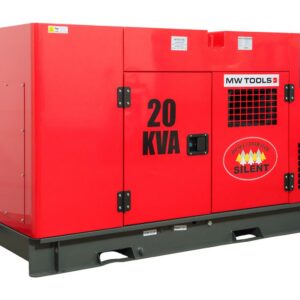 Groupe électrogène diesel 22 kVA 3x400V – 230V – Refroidi par eau - Avec régulateur AVR - Connecteur pour ATS MW Tools
