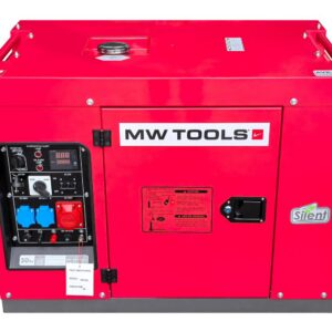 Groupe électrogène insonorisé diesel 6 kW 230V + 7,5kW 400V MW Tools