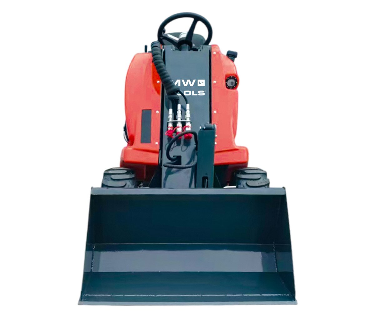 Mini chargeuse compacte 3 roues 480 kg - Moteur essence 15 CV - Transmission hydrostatique - Avec siège MW Tools - Image 2