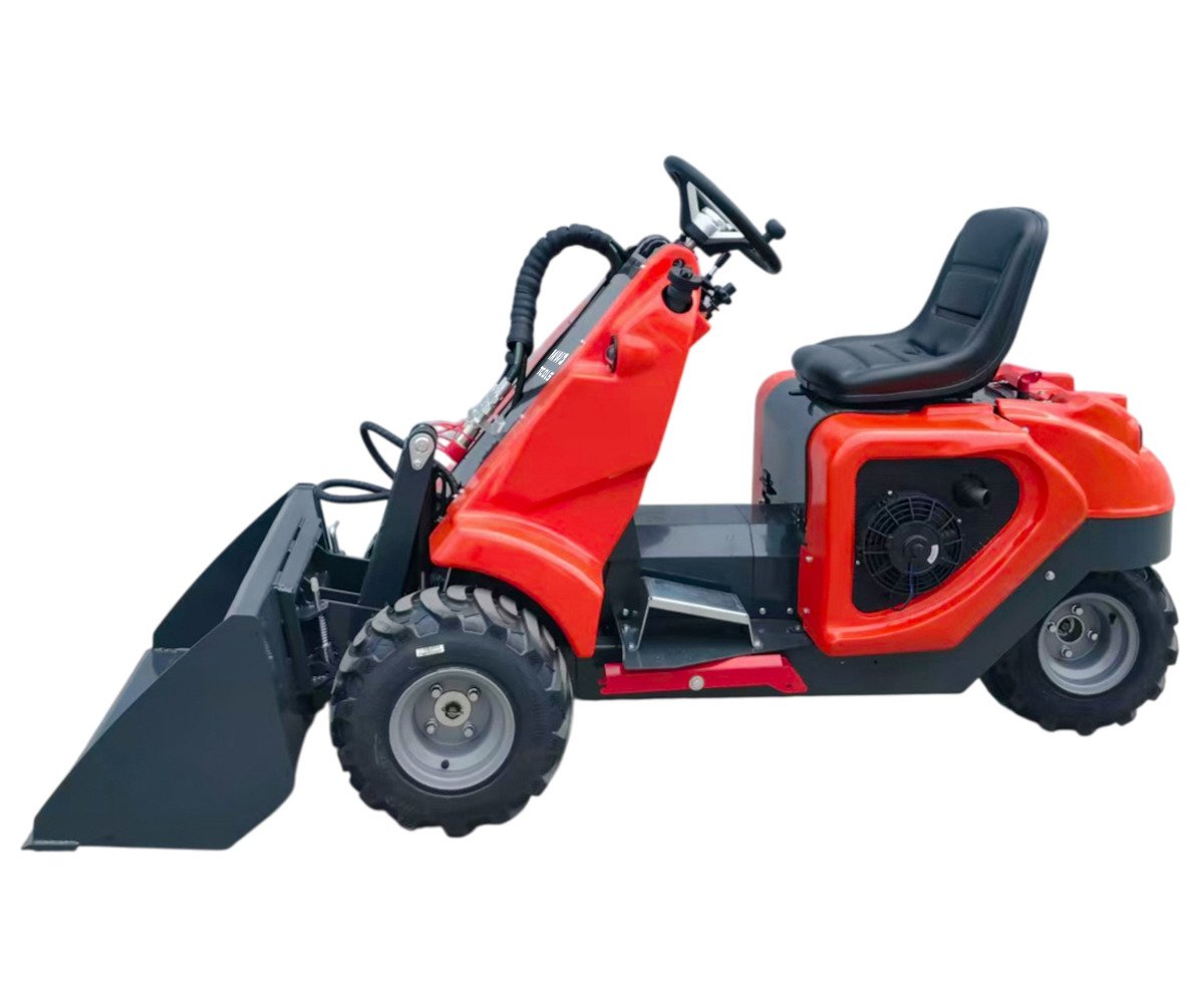 Mini chargeuse compacte 3 roues 480 kg - Moteur essence 15 CV - Transmission hydrostatique - Avec siège MW Tools - Image 3