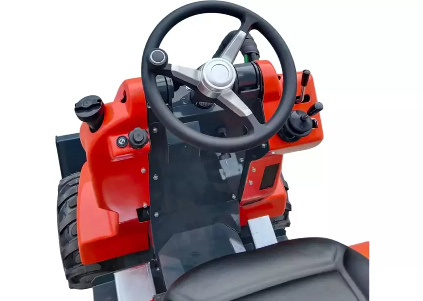 Mini chargeuse compacte 3 roues 480 kg - Moteur essence 15 CV - Transmission hydrostatique - Avec siège MW Tools - Image 7
