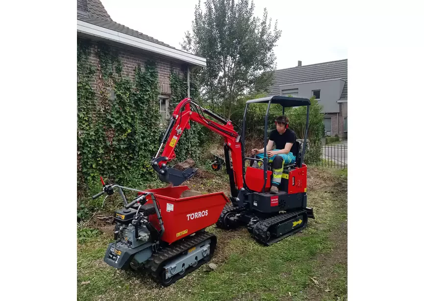 Mini-pelle 1 tonne moteur Koop 7 kW 1 cylindre MW Tools - Image 9
