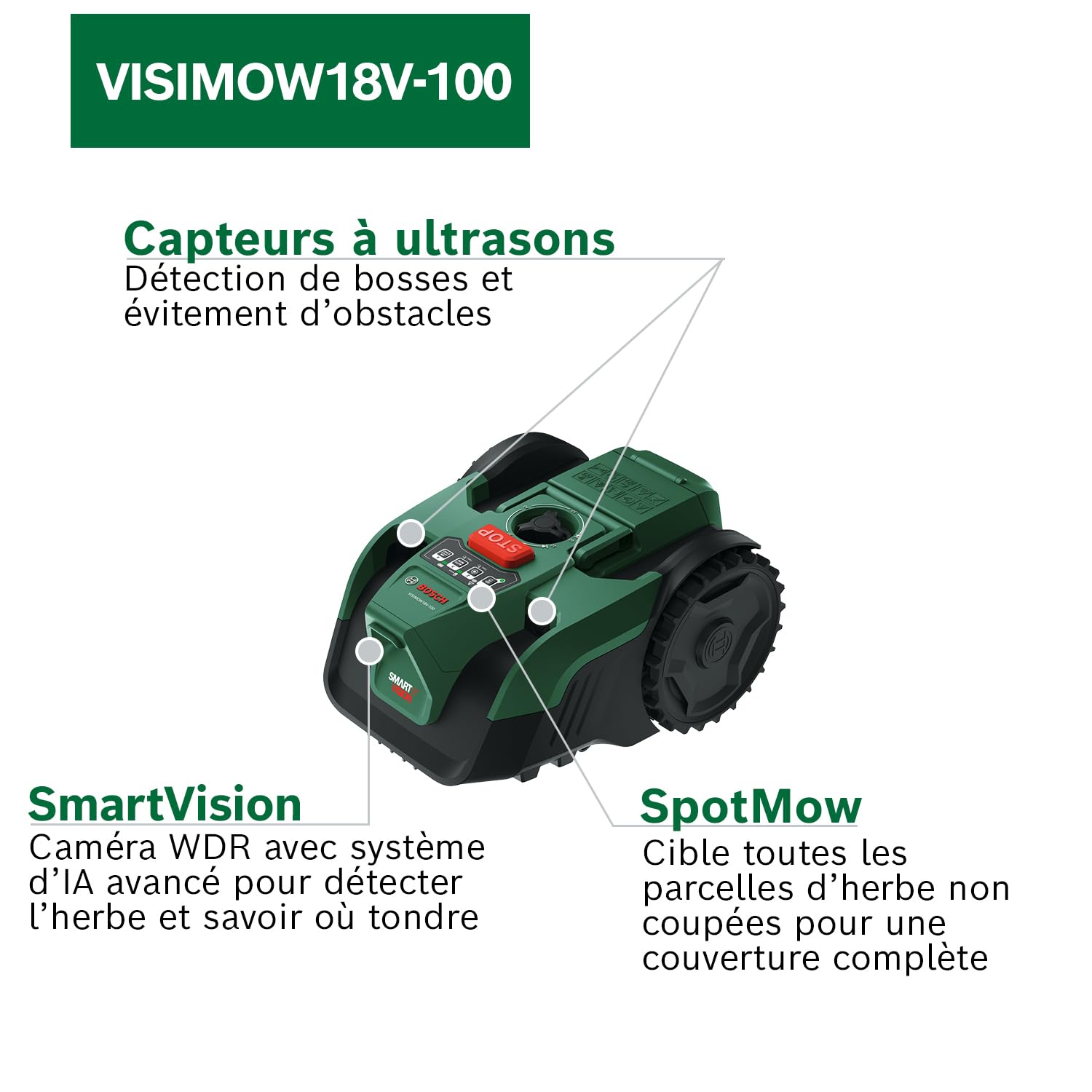 Bosch sans-Fil VISIMOW18V-100 : test, prix et avis 2026 - Image 2