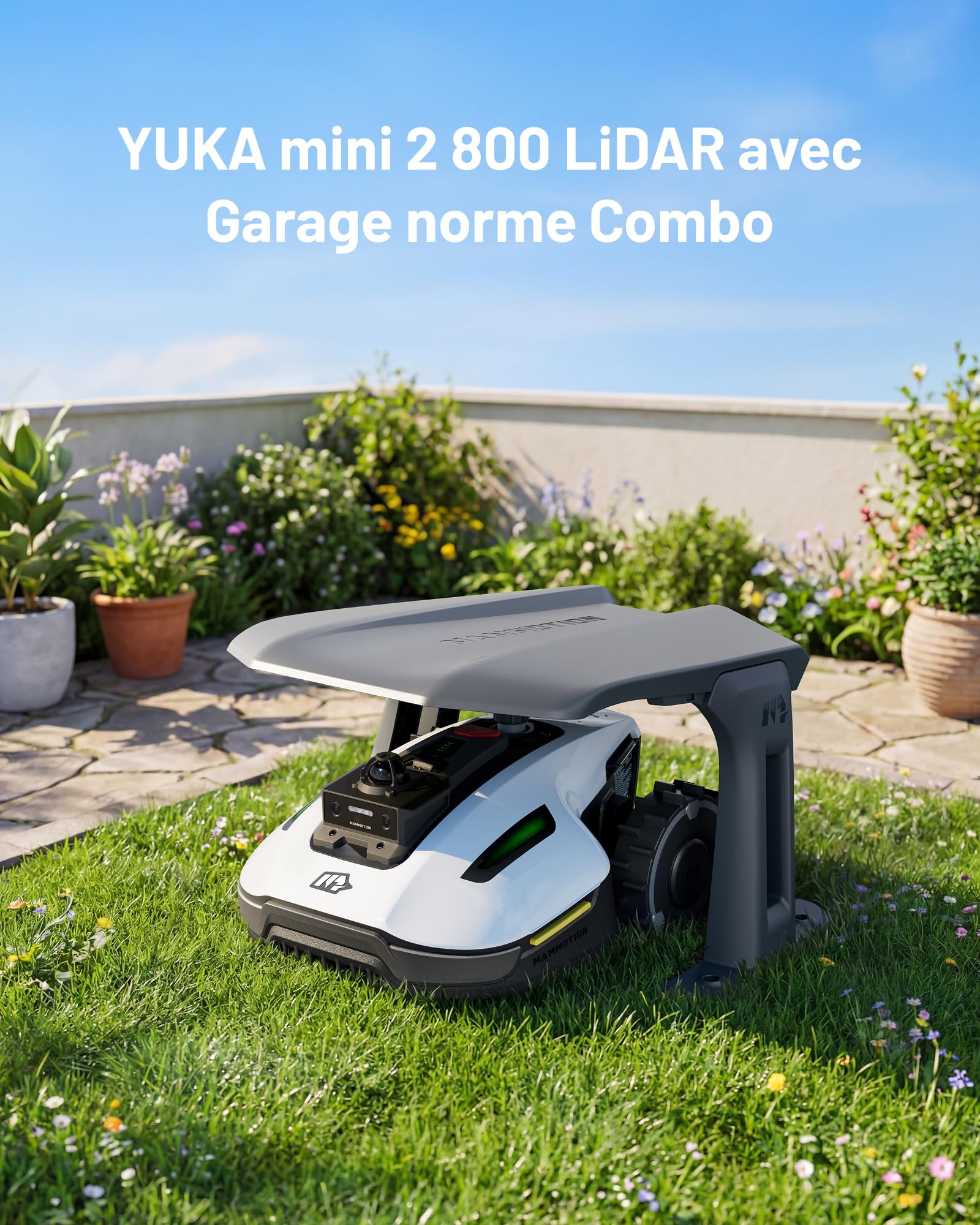 Mammotion Yuka Mini 2 800 LiDAR + Garage Standard : test, prix et avis 2026 - Image 3
