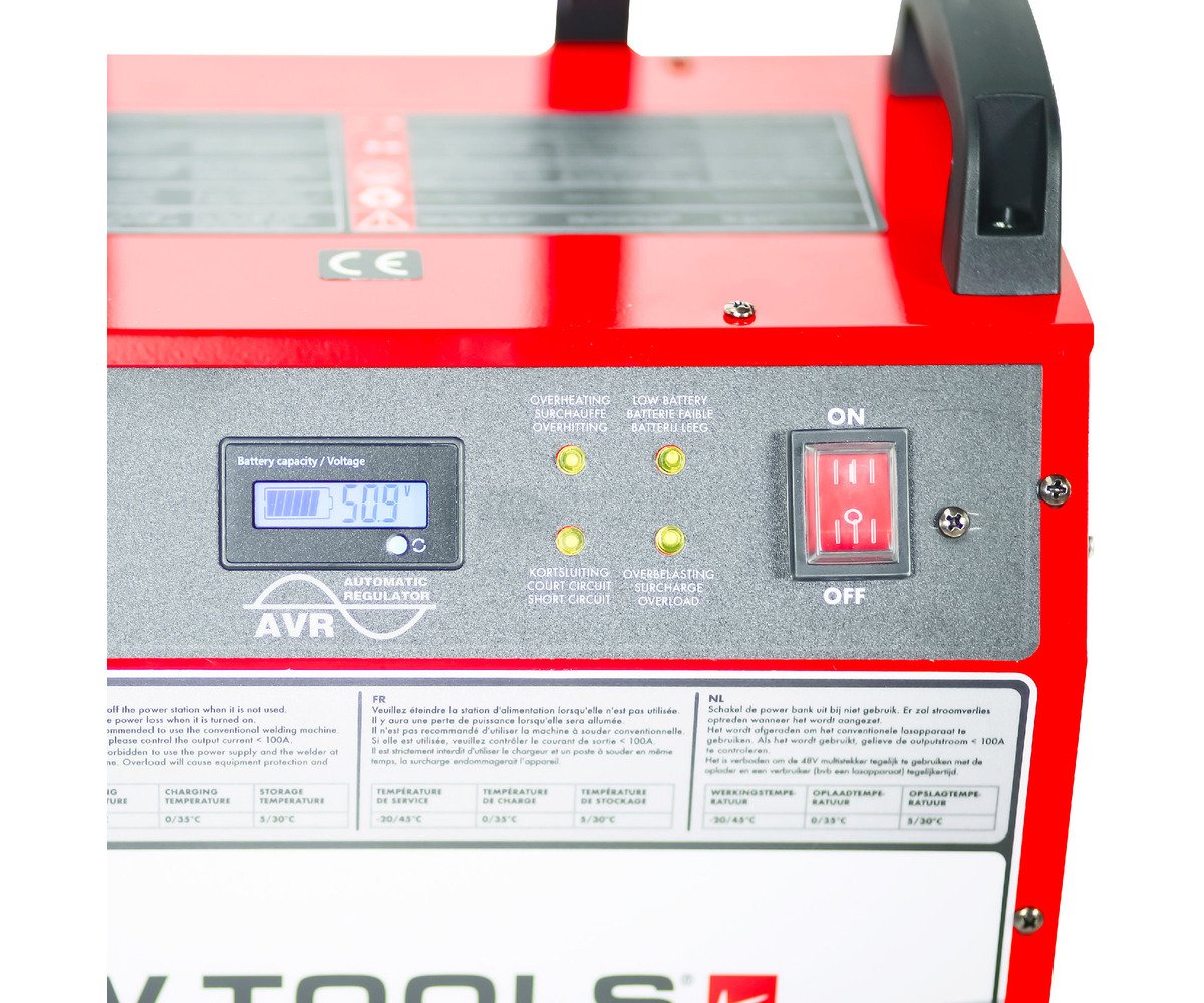 Station d'énergie portable 2405Wh 230V 3.5kW - Batterie externe puissante mobile MW Tools - Image 10