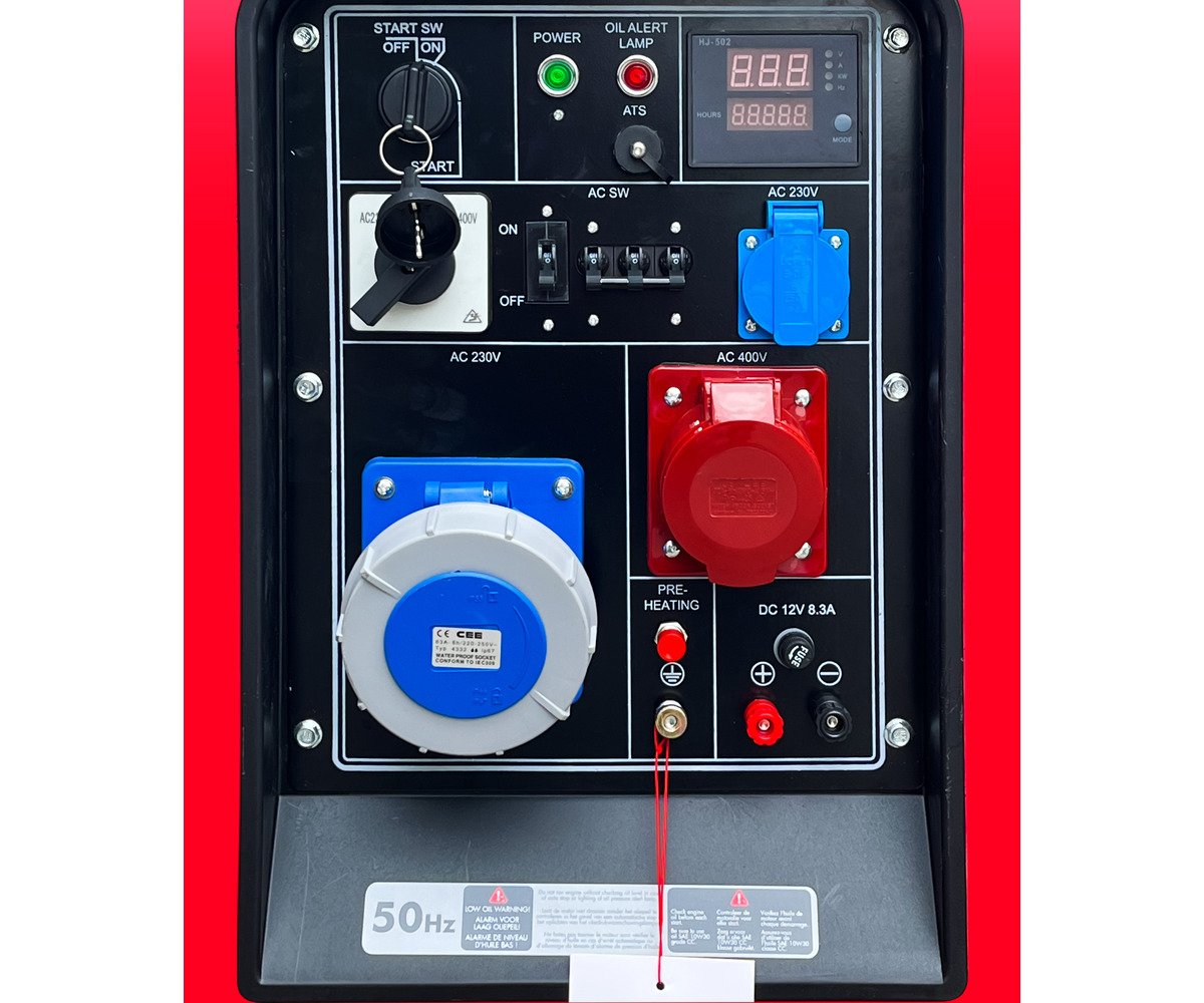 Groupe électrogène insonorisé diesel 13kW 230V + 15kW 400 V 5p MW Tools - Image 5