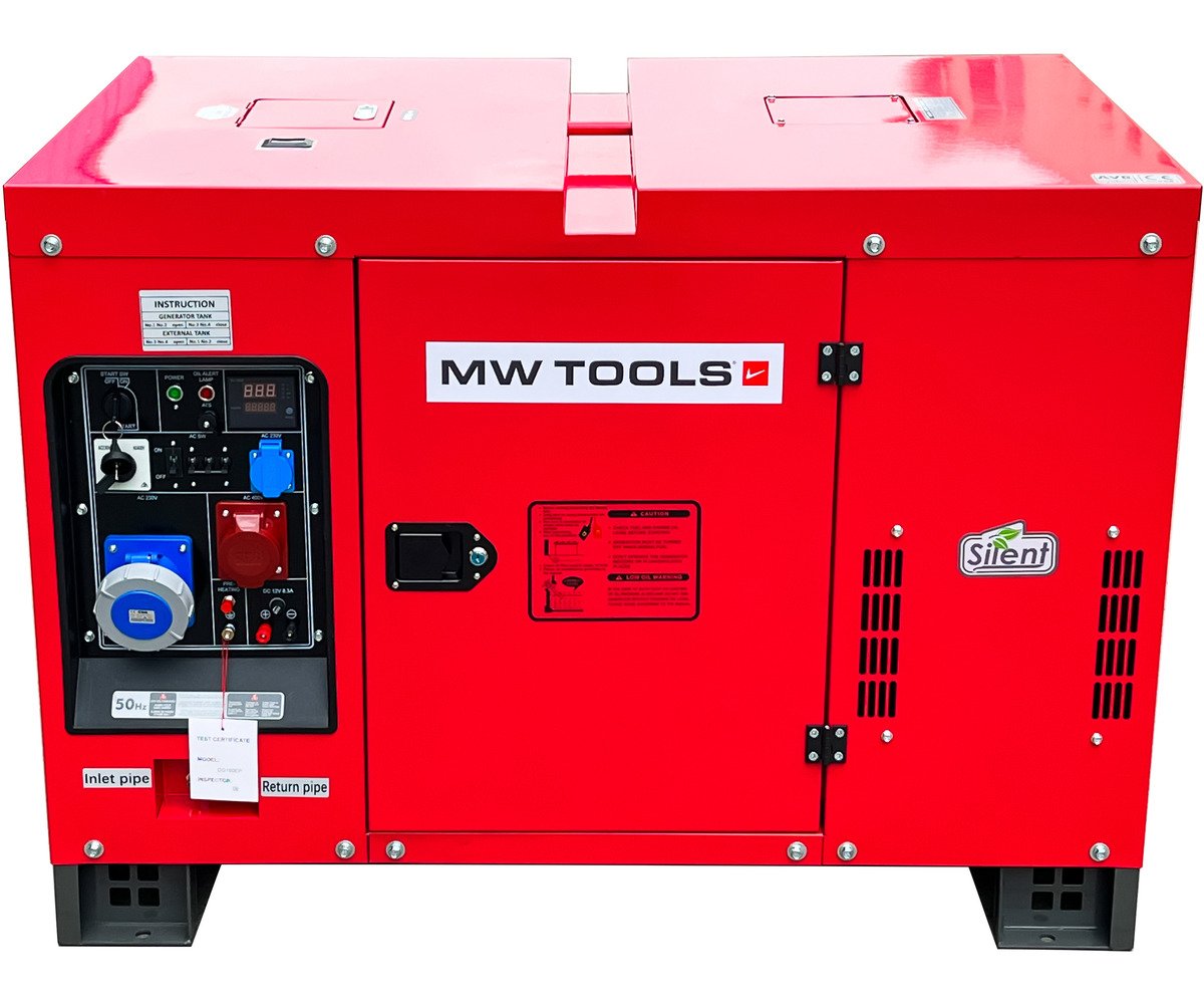 Groupe électrogène insonorisé diesel 13kW 230V + 15kW 400 V 5p MW Tools - Image 3