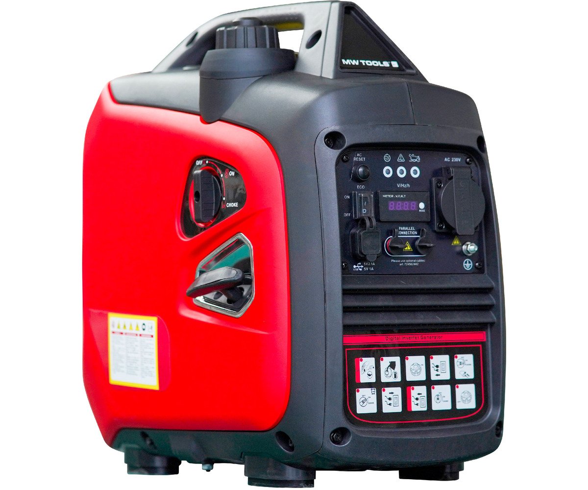 Groupe électrogène inverter essence silencieux 2 kW 230 V MW Tools - Image 5