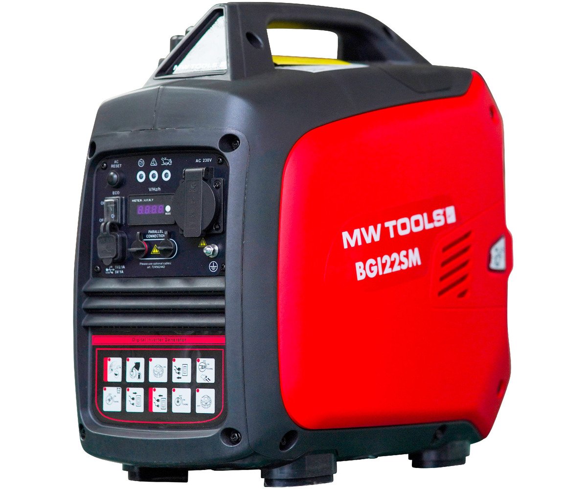Groupe électrogène inverter essence silencieux 2 kW 230 V MW Tools