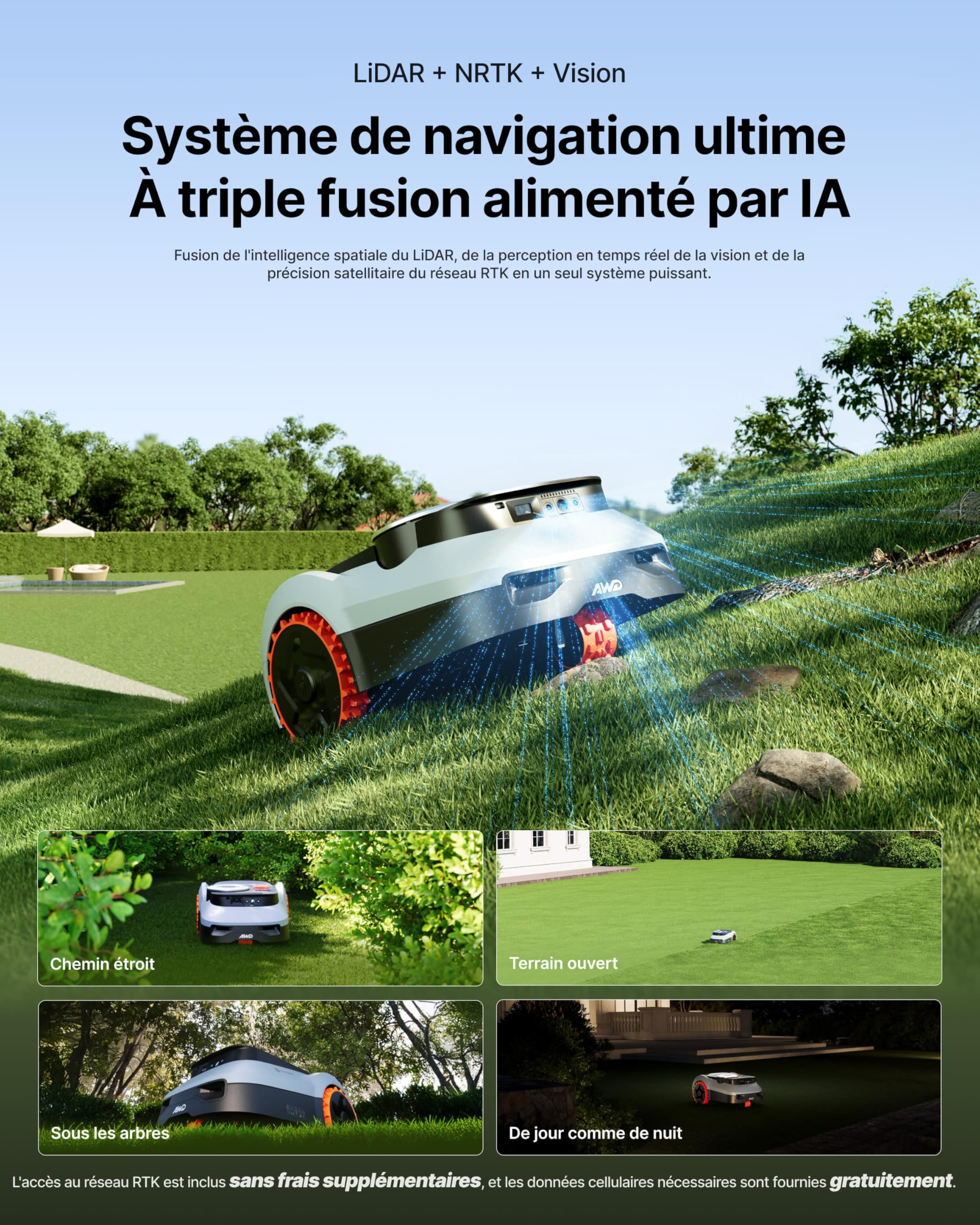 Segway Navimow i210 LiDAR Pro + Garage M : test, prix et avis 2026 - Image 3