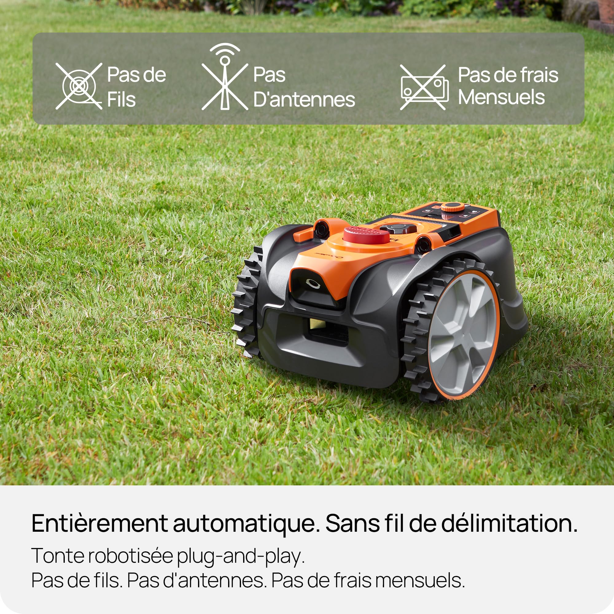 LawnMaster Robot Tondeuse avec Navigation par caméra : test, prix et avis 2026 - Image 2