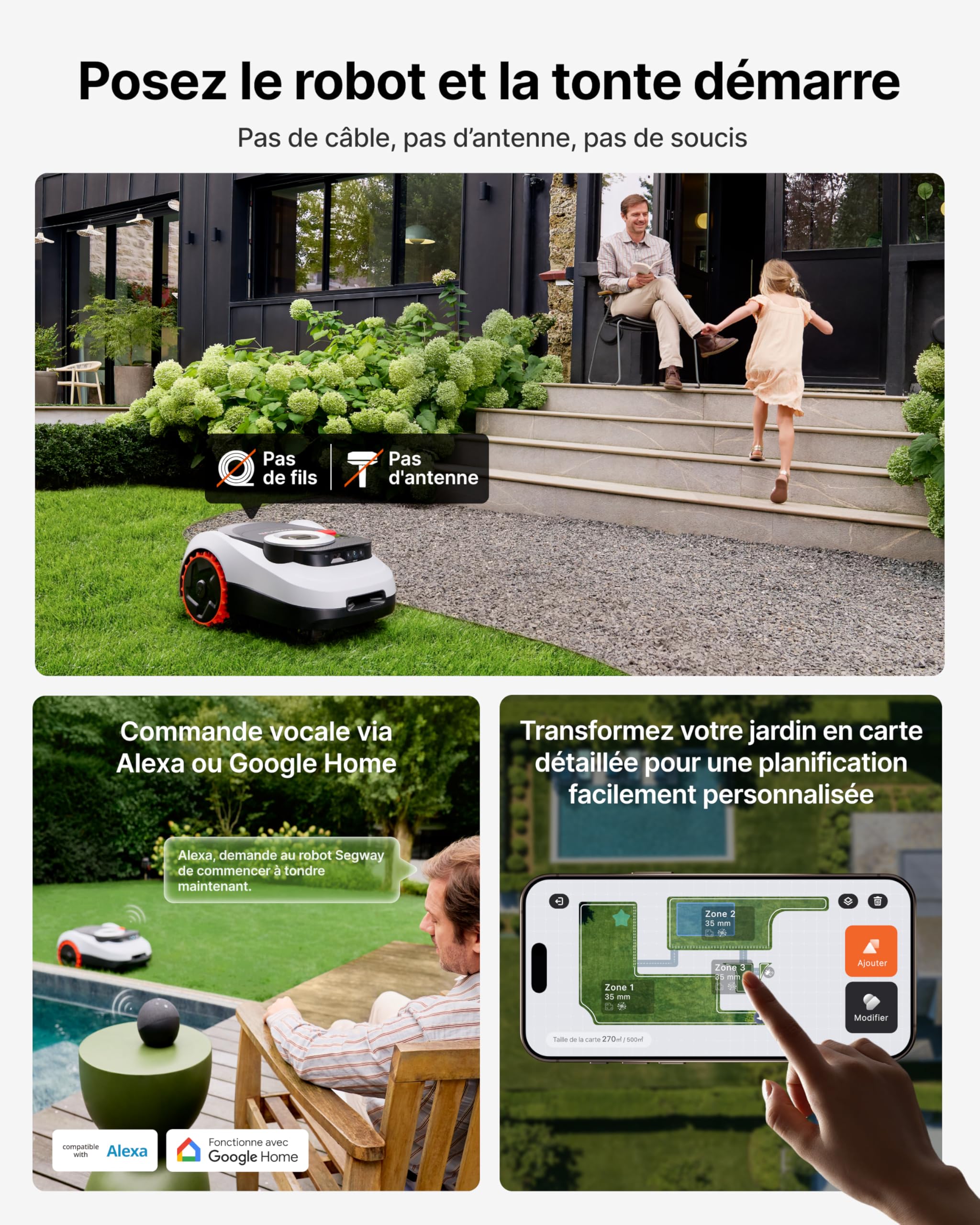 Segway Navimow i208 LiDAR + Garage M : test, prix et avis 2026 - Image 2