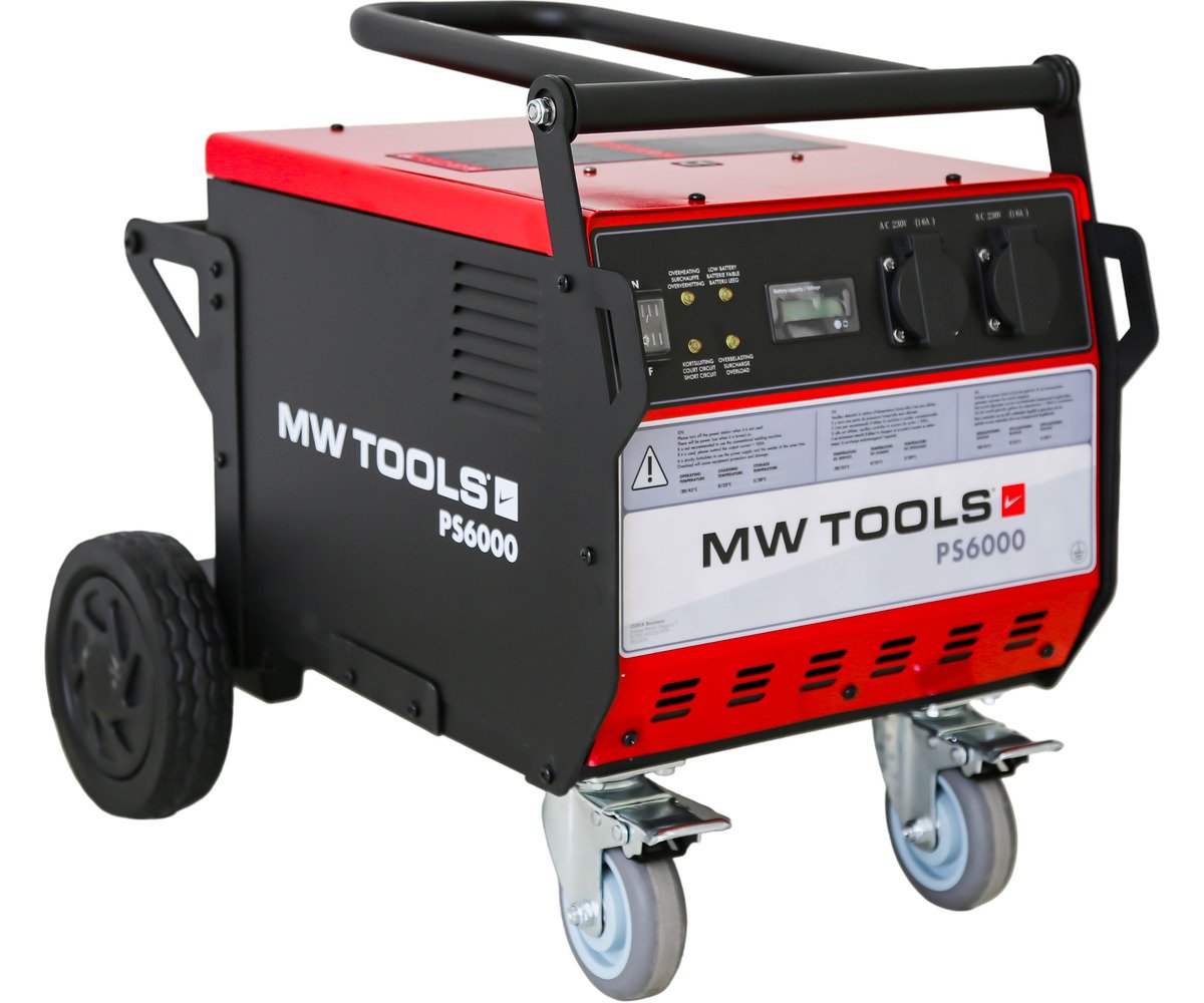 Station d'énergie mobile 5627Wh 230V 3.5kW - Batterie externe puissante de chantier MW Tools - Image 8