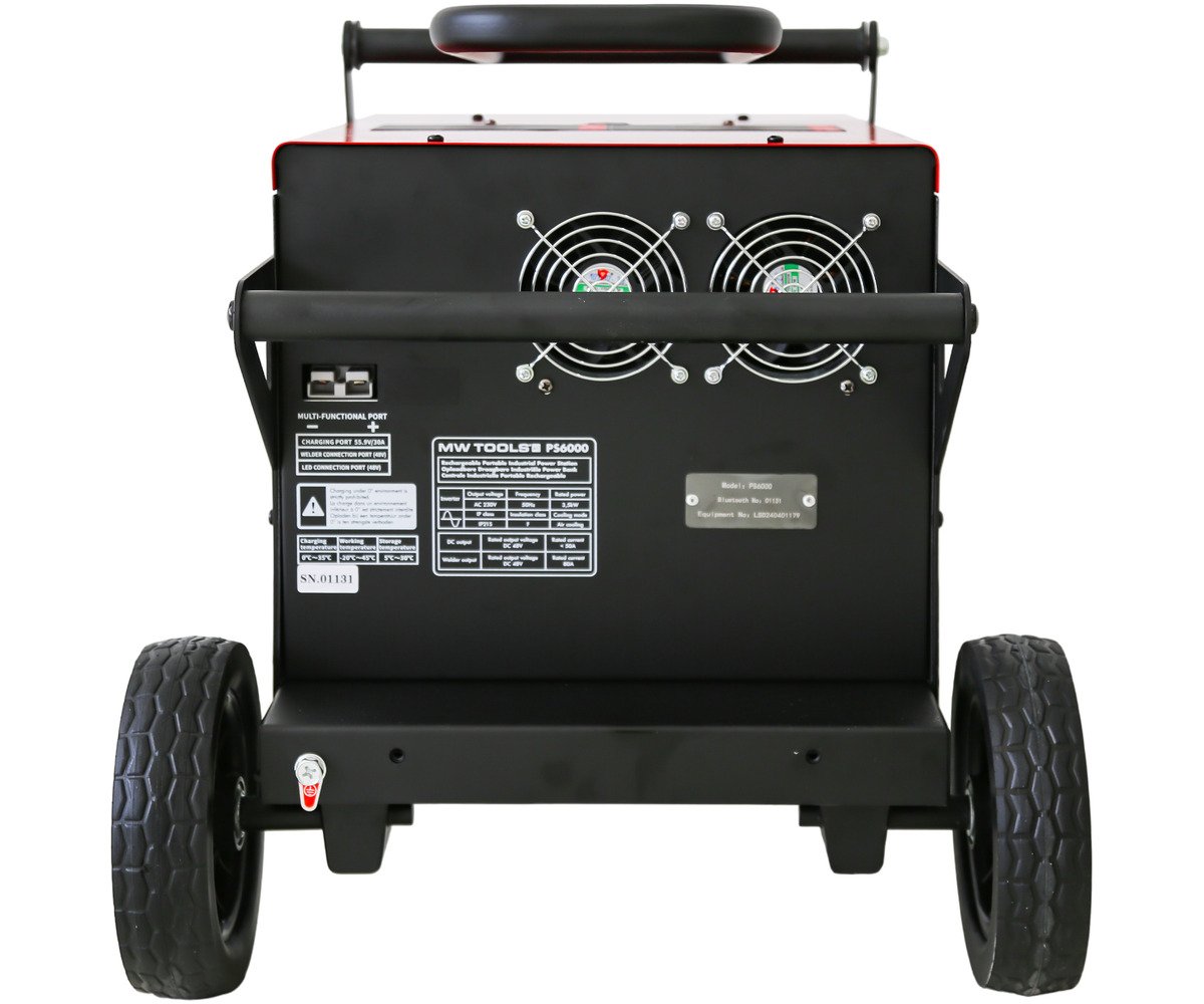 Station d'énergie mobile 5627Wh 230V 3.5kW - Batterie externe puissante de chantier MW Tools - Image 9