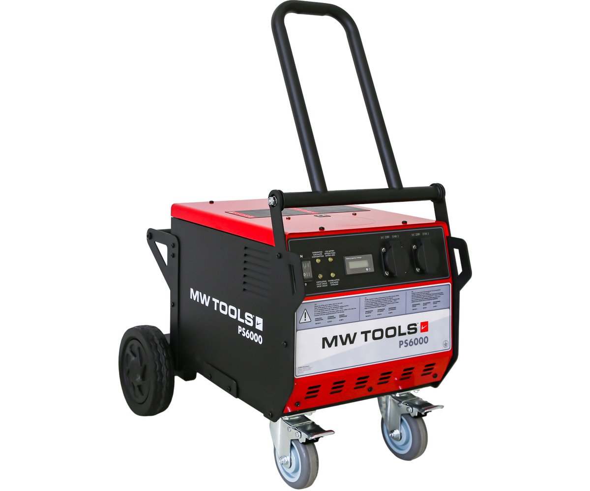 Station d'énergie mobile 5627Wh 230V 3.5kW - Batterie externe puissante de chantier MW Tools - Image 4