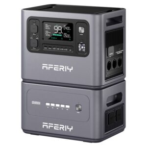 Station électrique portable - AFERIY - P280 - 4096Wh - 2800W - Batterie LiFePO4 extensible