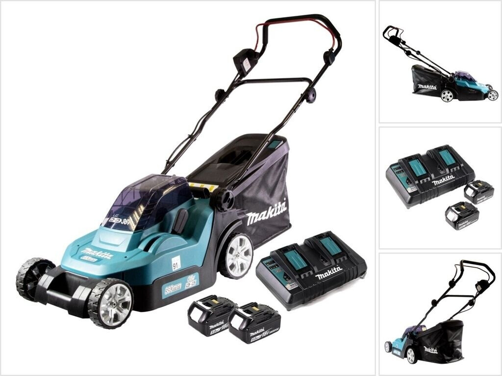 Makita DLM382 PT2 avec 2 batteries 5 Ah et chargeur double - Image 4
