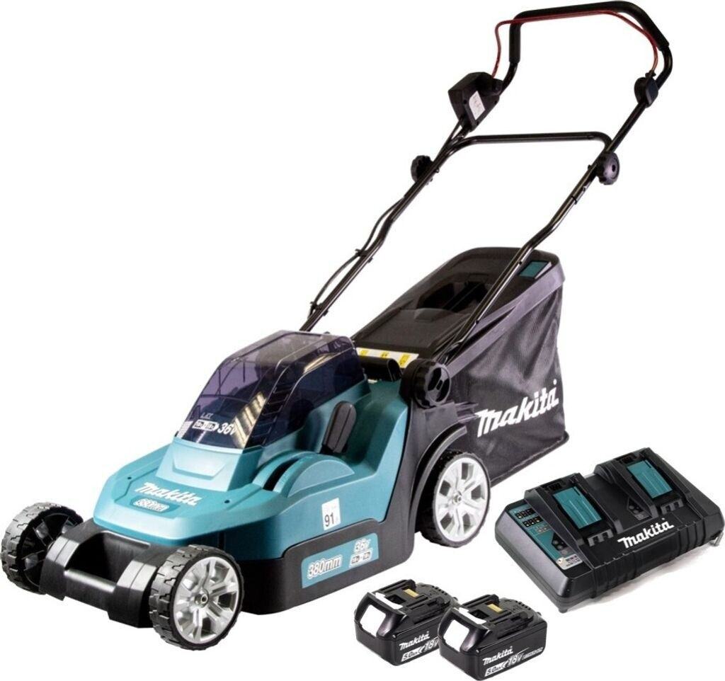 Makita DLM382 PT2 avec 2 batteries 5 Ah et chargeur double - Image 5