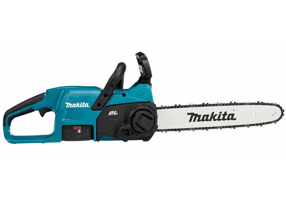 Makita DUC357Z - Tronçonneuse électrique à batterie - 18 V 5 Ah - Guide de 35 cm - Image 9