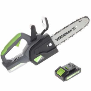 Verdemax SE20 - Tronçonneuse à batterie 20 V 2 Ah - Guide de 25 cm